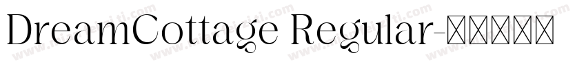 DreamCottage Regular字体转换